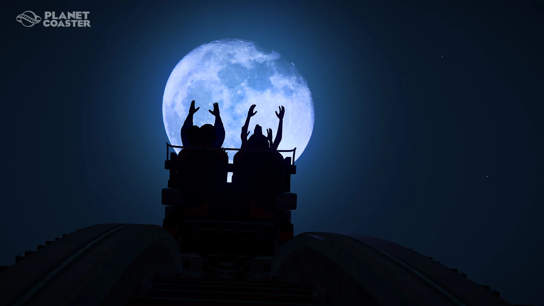 Planet Coaster game scene