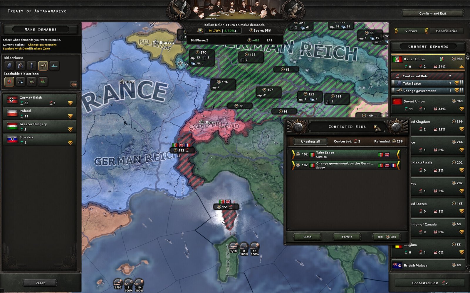 Hearts of Iron IV: By Blood Alone (PC) - Steam Key - GLOBAL