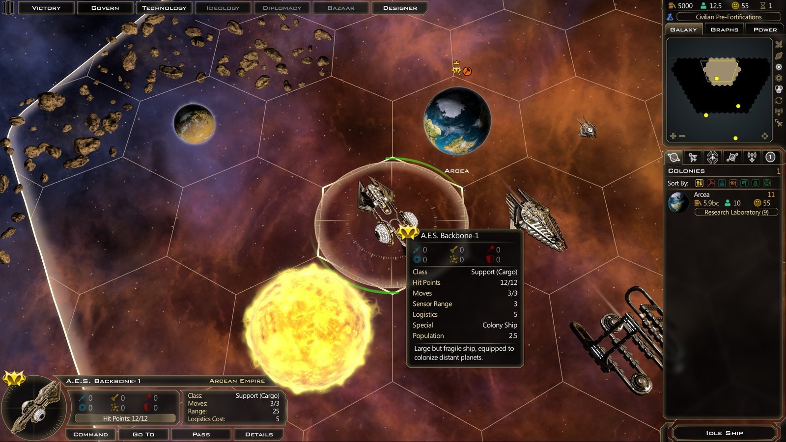 Galactic Civilizations III - Mercenaries Expansion Pack Steam Key GLOBAL